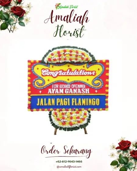Sewa Papan Bunga Jingkang